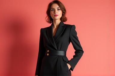 Traje de cóctel medida mujer evento especial atelier Madrid
